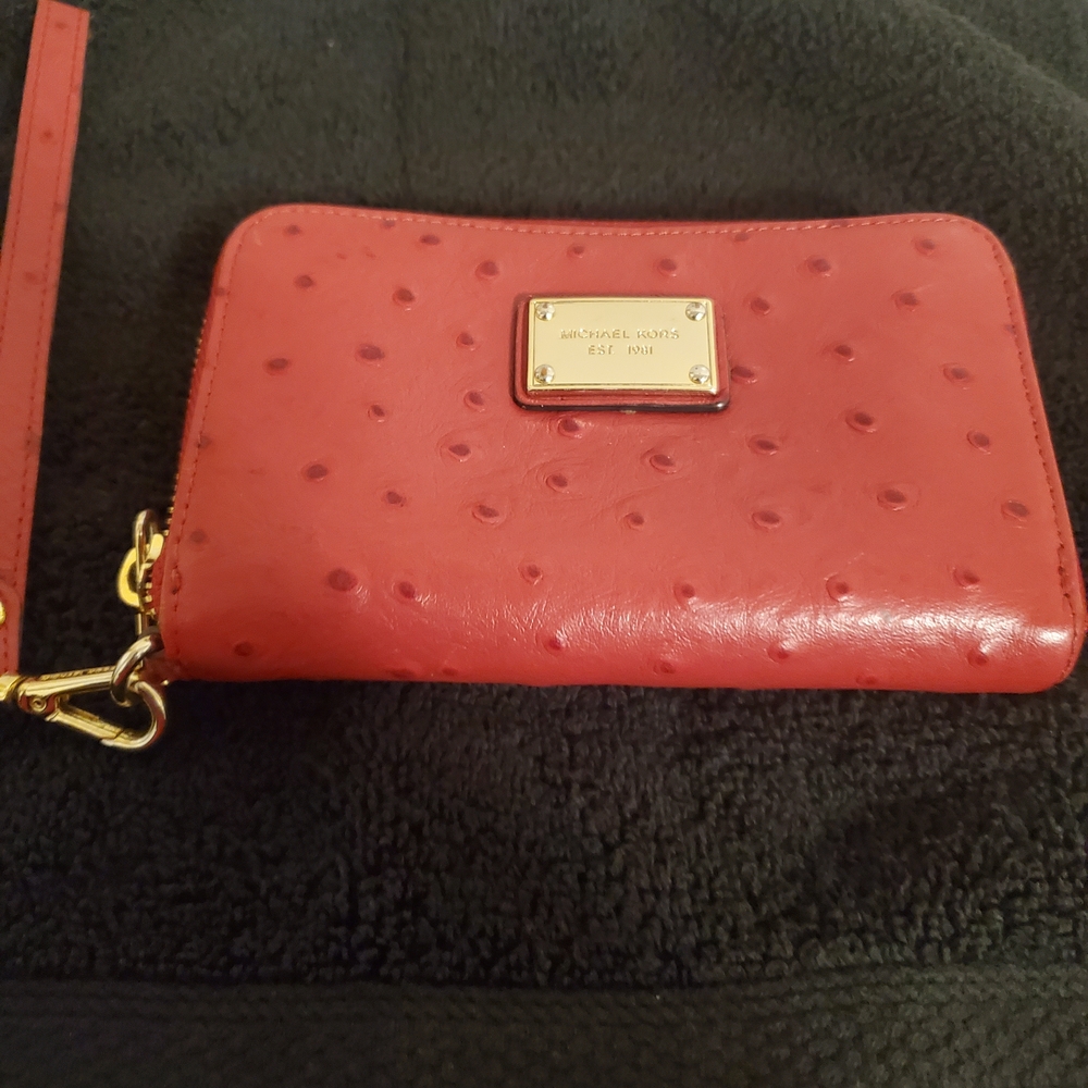 Michael Kors Red Key & Card Holder